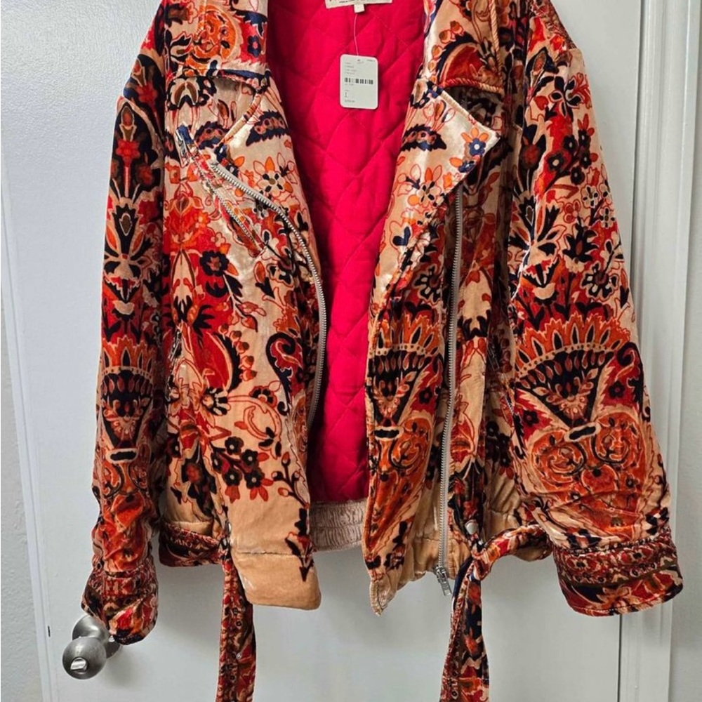 Floral Velvet Jacket